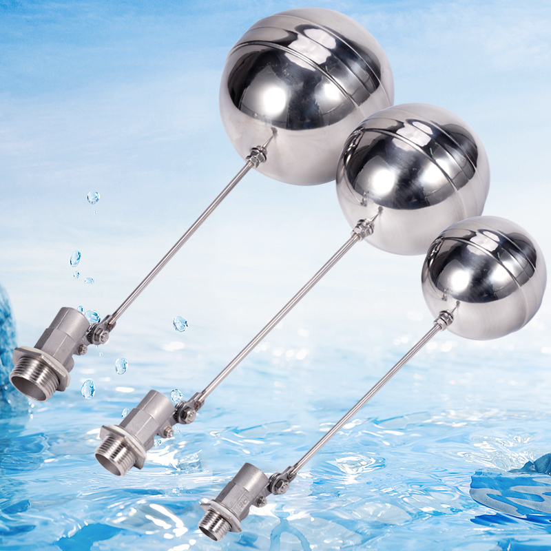 Float Ball Valve - DN15/20/25 Verstelbare Vlotterkogelkraan Roestvrij Staal Waterniveauregeling