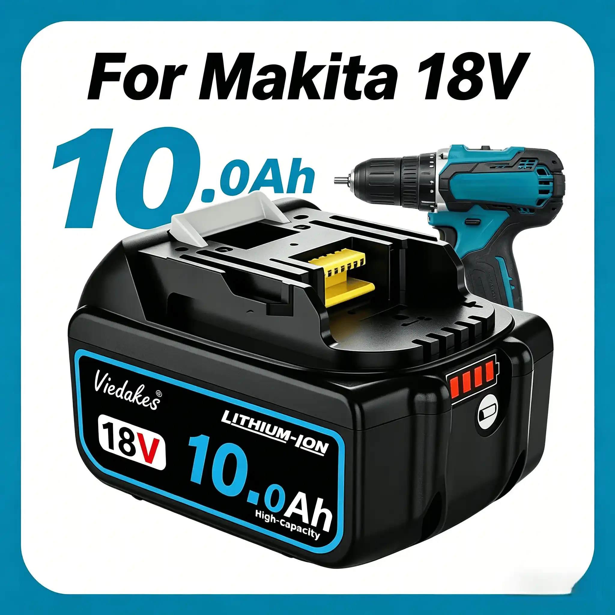 Makita Drill Ddf484 - Voor Makita 18V Batterij 12.0Ah Lithium