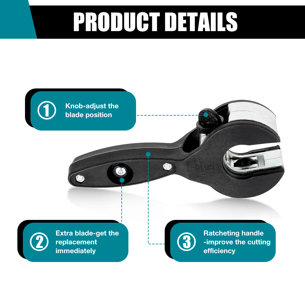 Ratelpijpsnijder 6-29 mm, mult - Pipe Cutter Ratchet recensie en prijs