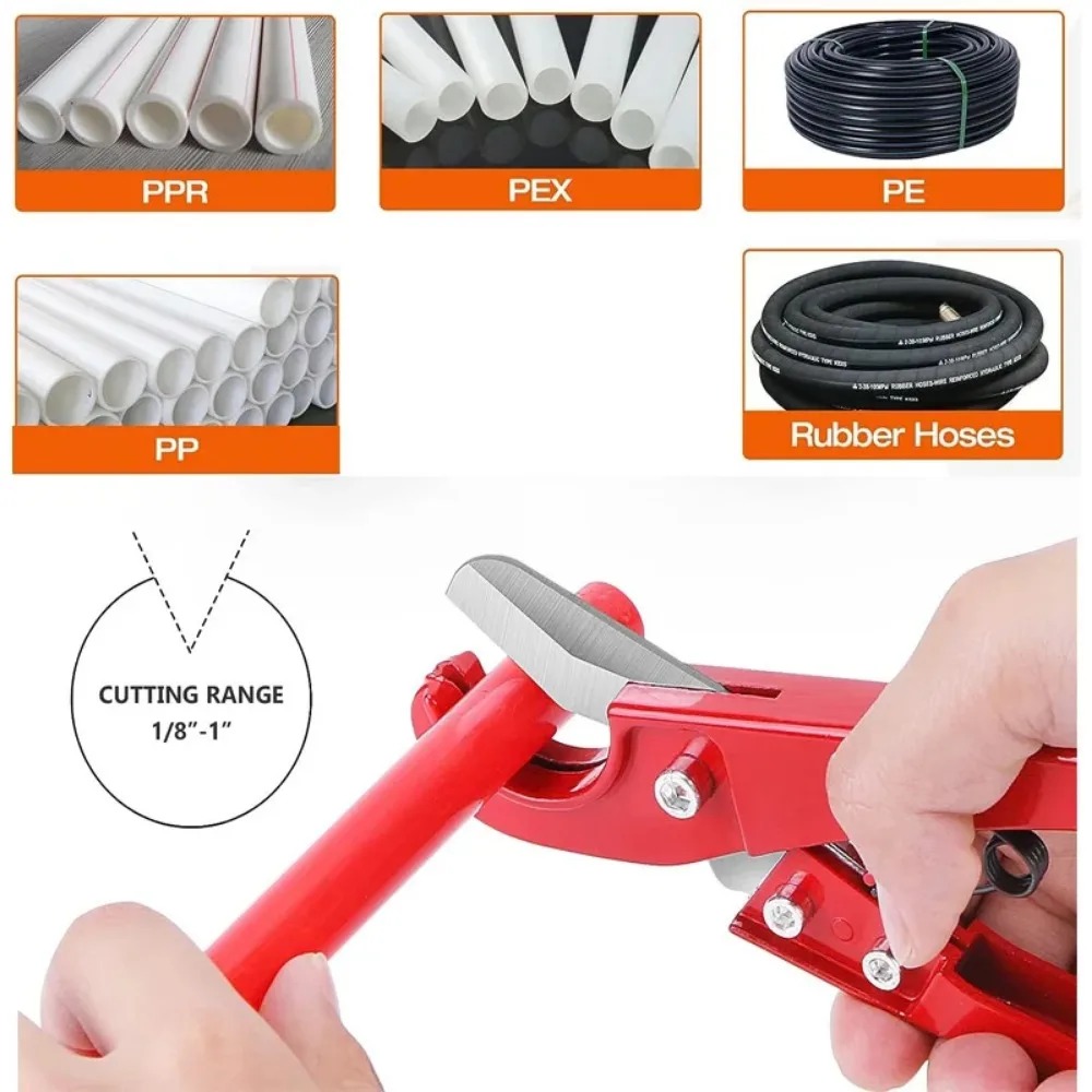 PU/PP/PE/PPR Slang Snijden Han - Pipe Cutter Ratchet recensie en prijs