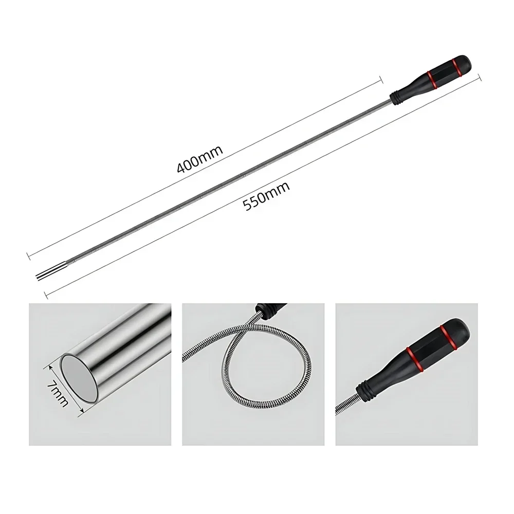 Flexibele magnetische pick-up  - Drain Snake Flexible recensie en prijs