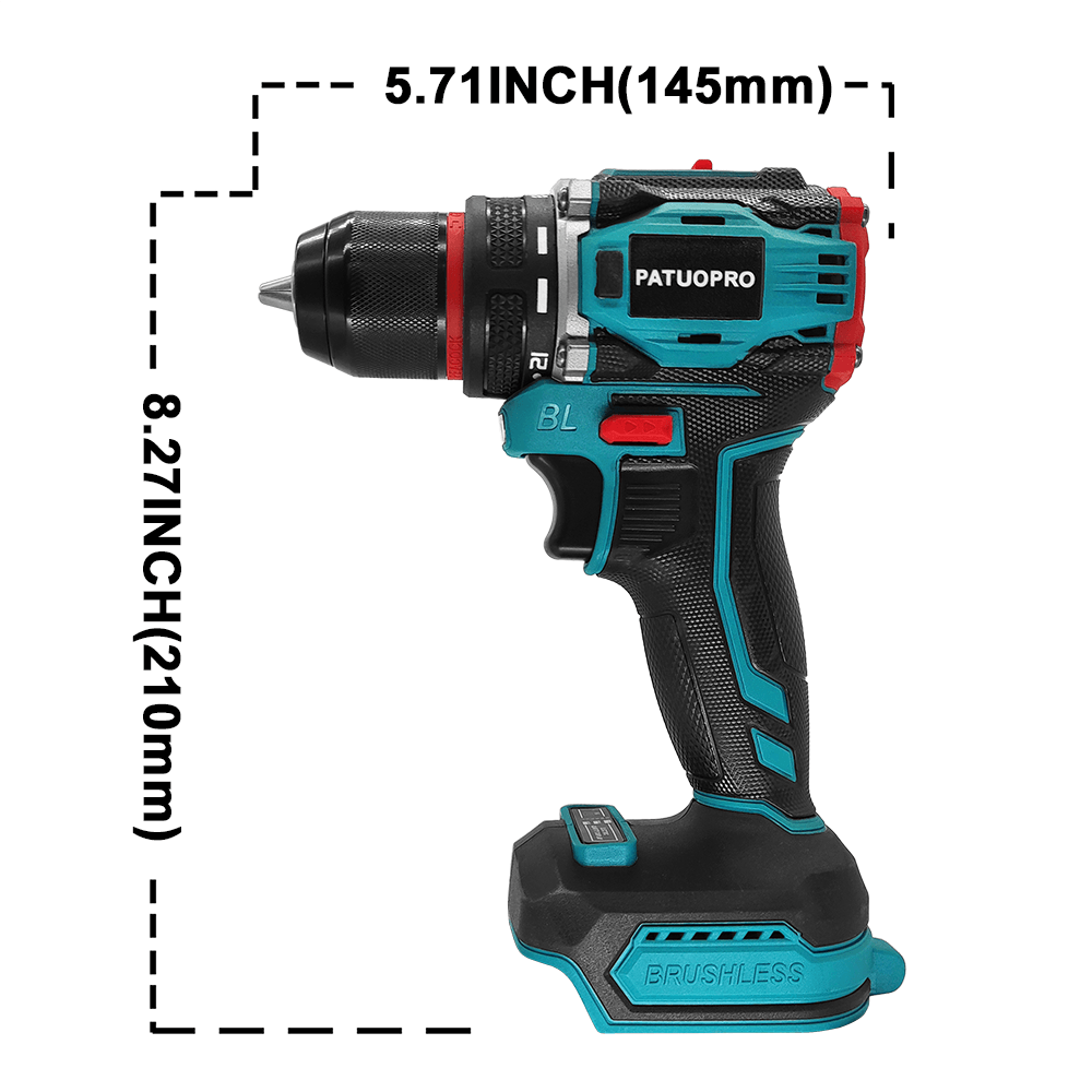 PATUOPRO 21V Draadloze Borstel - Makita Drill Ddf484 recensie en prijs